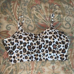 Leopard Bikini Top